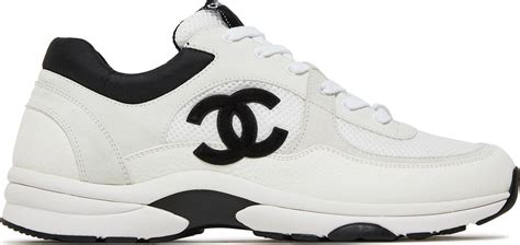 chanel sneakers black white|Chanel sneakers women price.